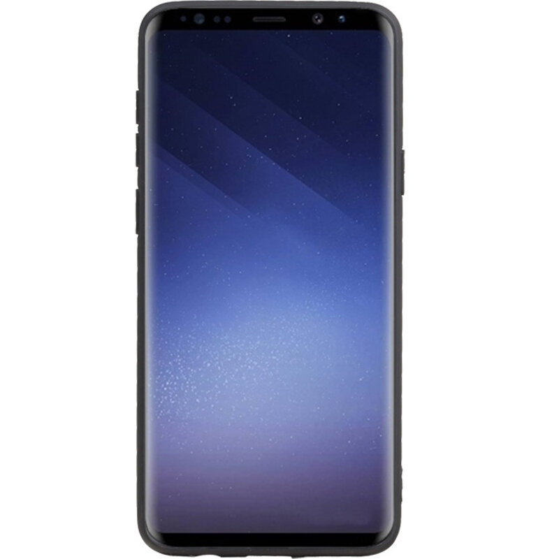 Grip Stand Hardcase Backcover voor Samsung Galaxy S9 Plus Blauw