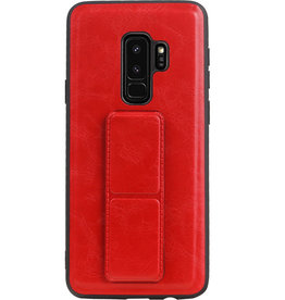 Grip Stand Hardcase Backcover para Samsung Galaxy S9 Plus rojo