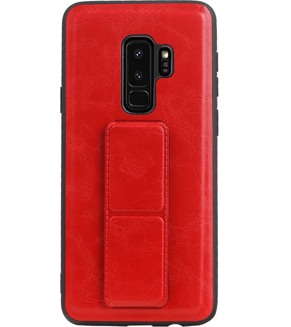 Grip Stand Back Cover rigido per Samsung Galaxy S9 Plus Red