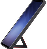 Grip Stand Back Cover rigido per Samsung Galaxy S9 Plus Red