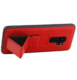 Grip Stand Hardcase Backcover für Samsung Galaxy S9 Plus Red