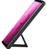 Grip Stand Hardcase Backcover für Samsung Galaxy S9 Black