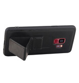 Grip Stand Hardcase Backcover para Samsung Galaxy S9 negro