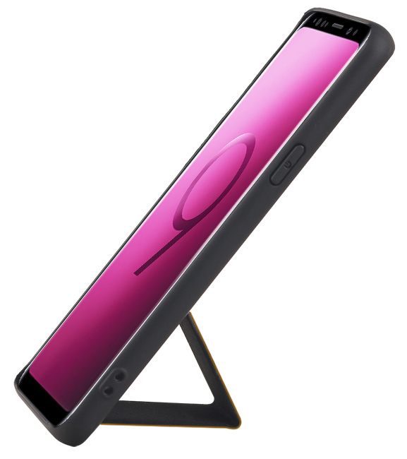 Grip Stand Backcover rigido per Samsung Galaxy S9 Brown
