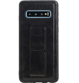 Grip Stand Hardcase Backcover para Samsung Galaxy S10 azul