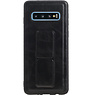Grip Stand Hardcover Backcover pour Samsung Galaxy S10 Bleu