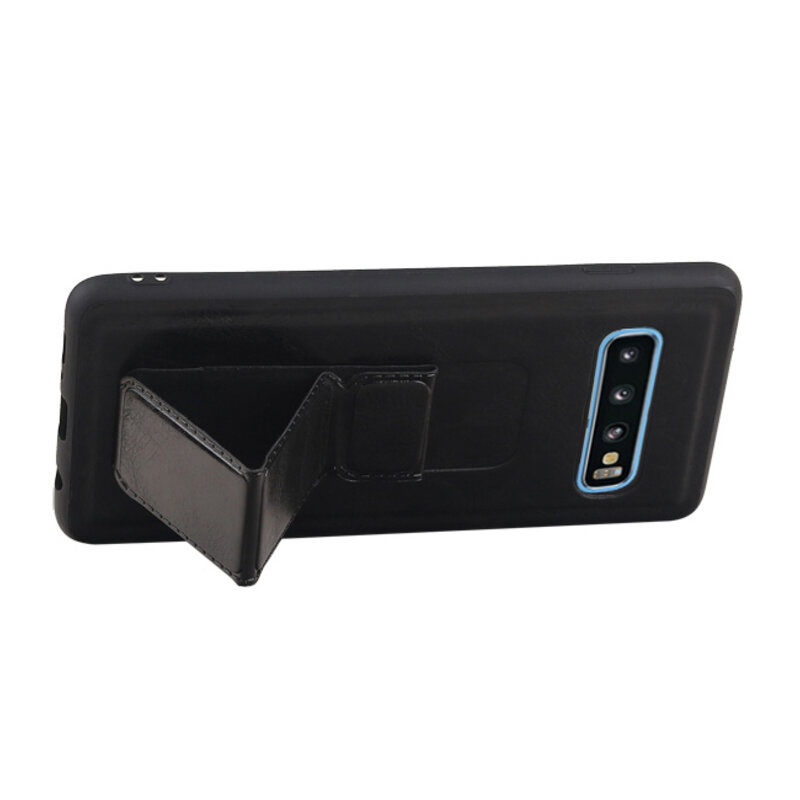Grip Stand Hardcase Backcover for Samsung Galaxy S10 Blue