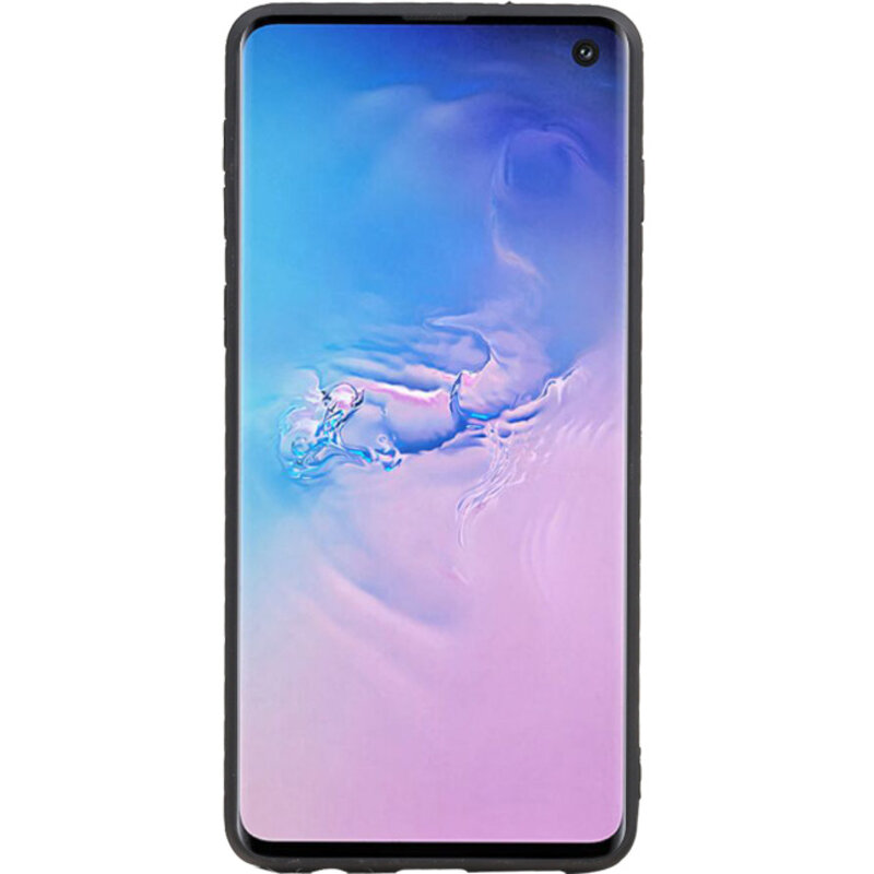 Grip Stand Hardcase Backcover para Samsung Galaxy S10 Marrón