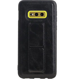 Grip Stand Hardcase Backcover para Samsung Galaxy S10E negro