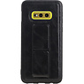 Grip Stand Back Cover rigido per Samsung Galaxy S10E Nero