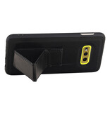 Grip Stand Back Cover rigido per Samsung Galaxy S10E Nero