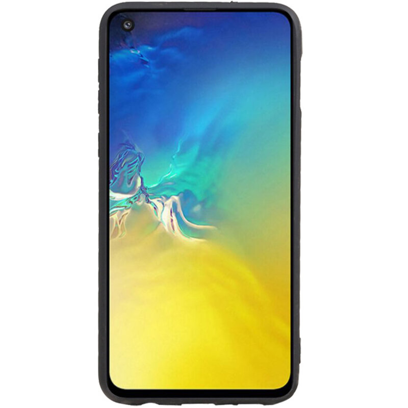 Grip Stand Hardcase Backcover for Samsung Galaxy S10E Black