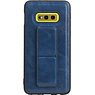 Grip Stand Back Cover rigido per Samsung Galaxy S10E Blue