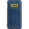 Grip Stand Hardcase Backcover für Samsung Galaxy S10E Blue