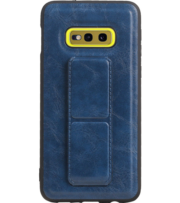 Grip Stand Hardcase Backcover for Samsung Galaxy S10E Blue