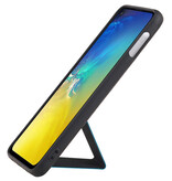Grip Stand Hardcase Backcover for Samsung Galaxy S10E Blue