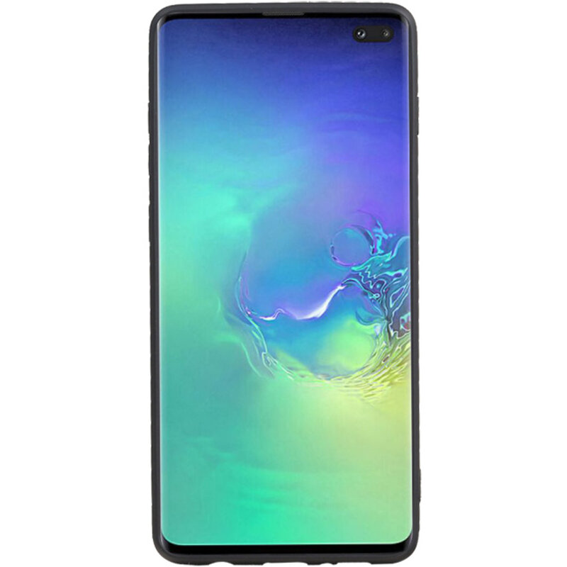 Grip Stand Hardcase Backcover for Samsung Galaxy S10 Plus Red