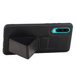 Grip Stand Hardcase Backcover für Huawei P30 Black