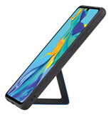 Grip Stand Hardcase Backcover for Huawei P30 Blue