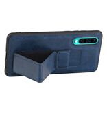 Grip Stand Hardcase Backcover for Huawei P30 Blue