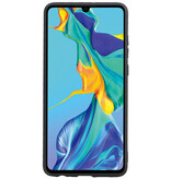 Grip Stand Hardcase Backcover for Huawei P30 Blue