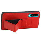 Grip Stand Hardcover Backcover pour Huawei P30 Rouge