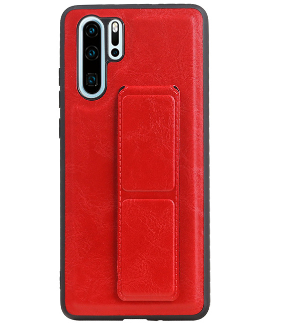 Grip Stand Hardcase Backcover for Huawei P30 Pro Red