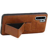 Grip Stand Hardcase Backcover for Huawei P30 Pro Brown