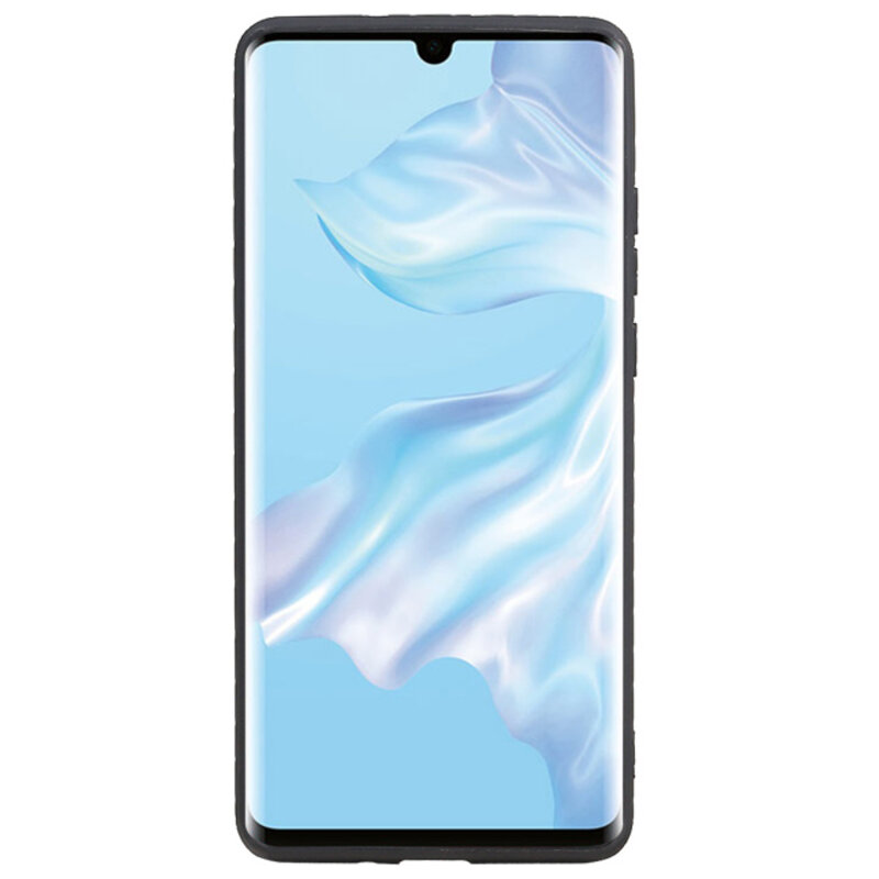 Grip Stand Hardcase Backcover for Huawei P30 Pro Brown