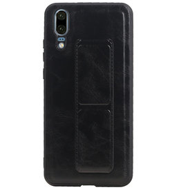 Grip Stand Hardcase Backcover for Huawei P20 Black