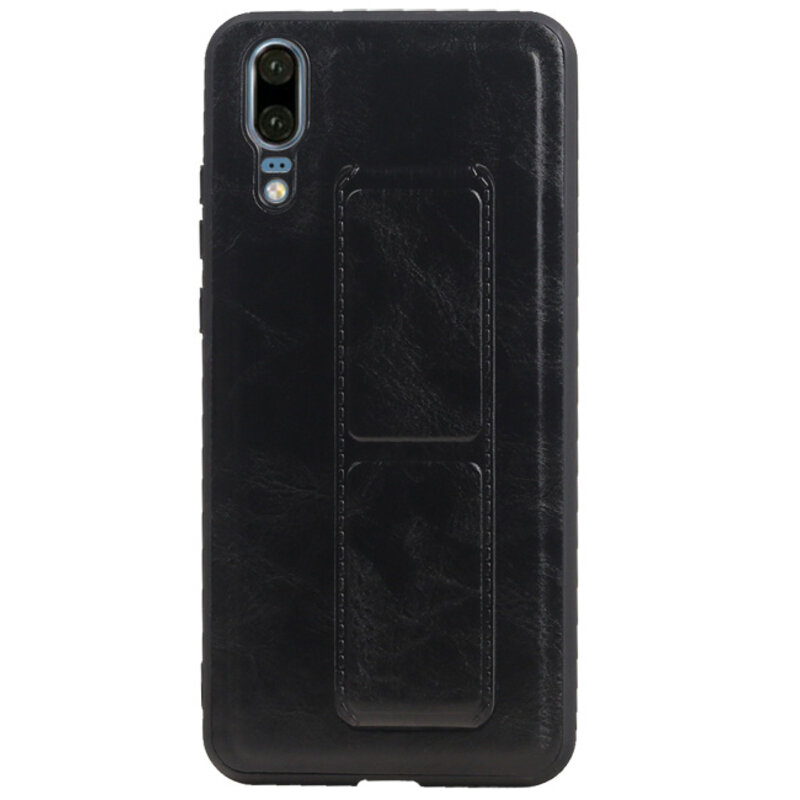 Grip Stand Hardcase Bagcover til Huawei P20 Black