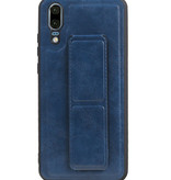 Grip Stand Hardcase Backcover für Huawei P20 Blue
