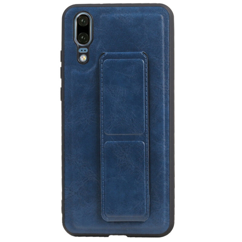 Grip Stand Hardcase Bagcover til Huawei P20 Blue