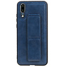 Grip Stand Hardcase Backcover per Huawei P20 Blue