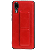 Grip Stand Hardcase Bagbeklædning til Huawei P20 Red