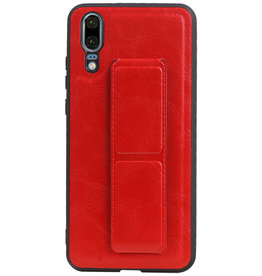 Grip Stand Hardcase Backcover für Huawei P20 Red