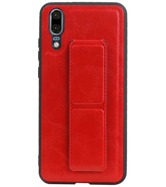 Grip Stand Hardcase Backcover for Huawei P20 Red