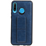 Grip Stand Hardcover Backcover pour Huawei P20 Lite Bleu