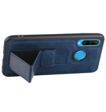 Grip Stand Hardcase Backcover per Huawei P20 Lite Blue