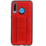 Grip Stand Hardcase Backcover para Huawei P20 Lite rojo