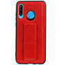 Grip Stand Hardcase Backcover voor Huawei P20 Lite Rood