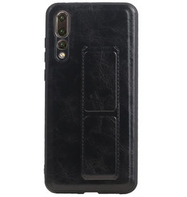 Grip Stand Hardcover Backcover pour Huawei P20 Pro Noir