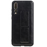 Grip Stand Hardcase Backcover für Huawei P20 Pro Schwarz