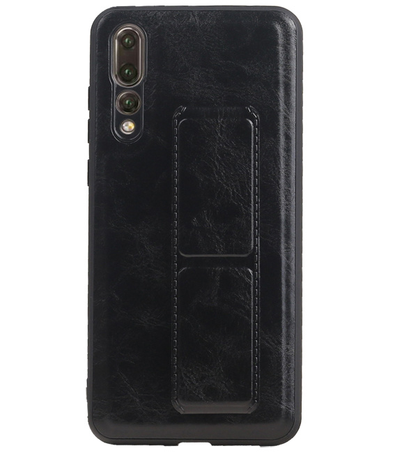 Grip Stand Hardcase Backcover for Huawei P20 Pro Black