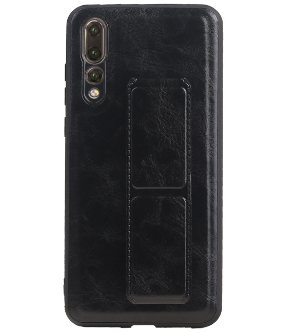 Grip Stand Hardcover Backcover pour Huawei P20 Pro Noir