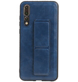 Grip Stand Hardcase Backcover per Huawei P20 Pro Blue