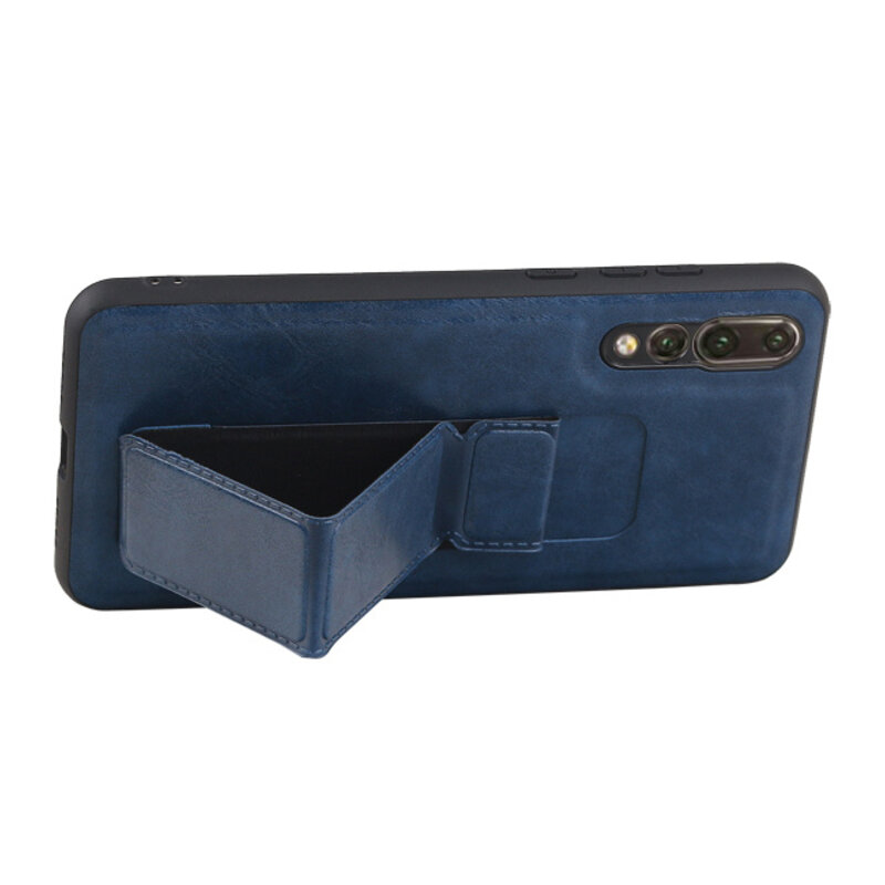 Grip Stand Hardcase Backcover per Huawei P20 Pro Blue