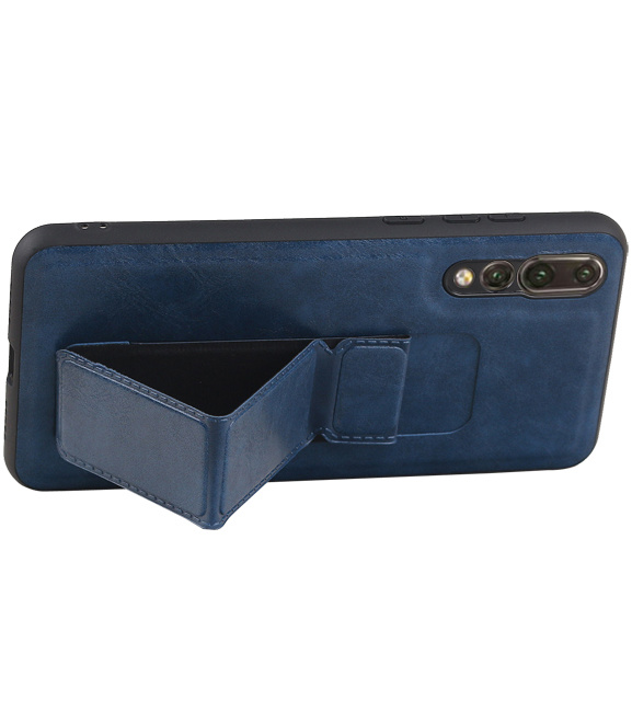 Grip Stand Hardcase Bagcover til Huawei P20 Pro Blue
