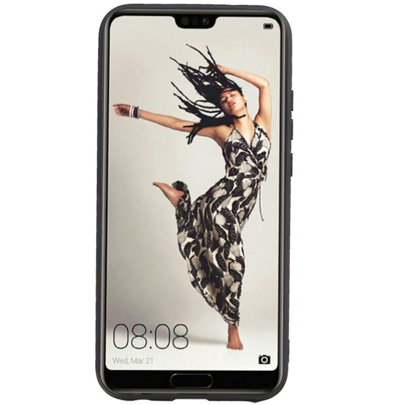 Grip Stand Hardcase Backcover para Huawei P20 Pro Red