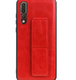 Grip Stand Hardcase Backcover para Huawei P20 Pro Red